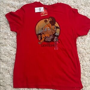 Disney Red Lion King Short Sleeve Tee